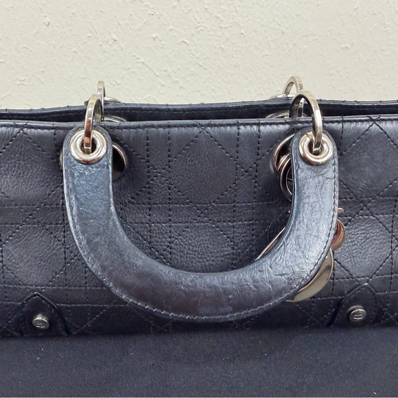 Christian Dior Black Cannage Lady Dior East West - Picture 4 of 14